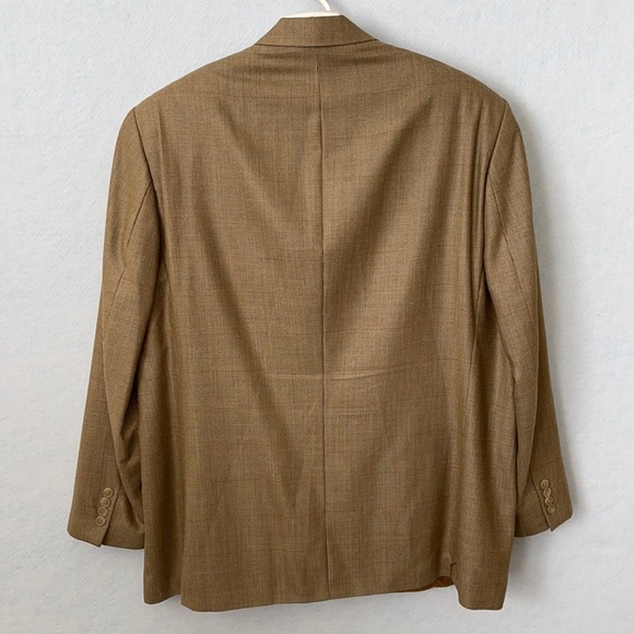 Ralph Lauren Plaid Silk/Wool 2 Button Suit Jacket - Picture 5 of 12